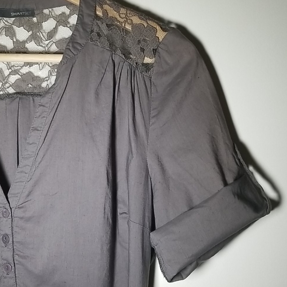 Tunic top with lace detail - Picture 2 of 4